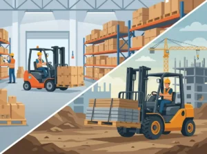 Indoor vs Outdoor Forklifts