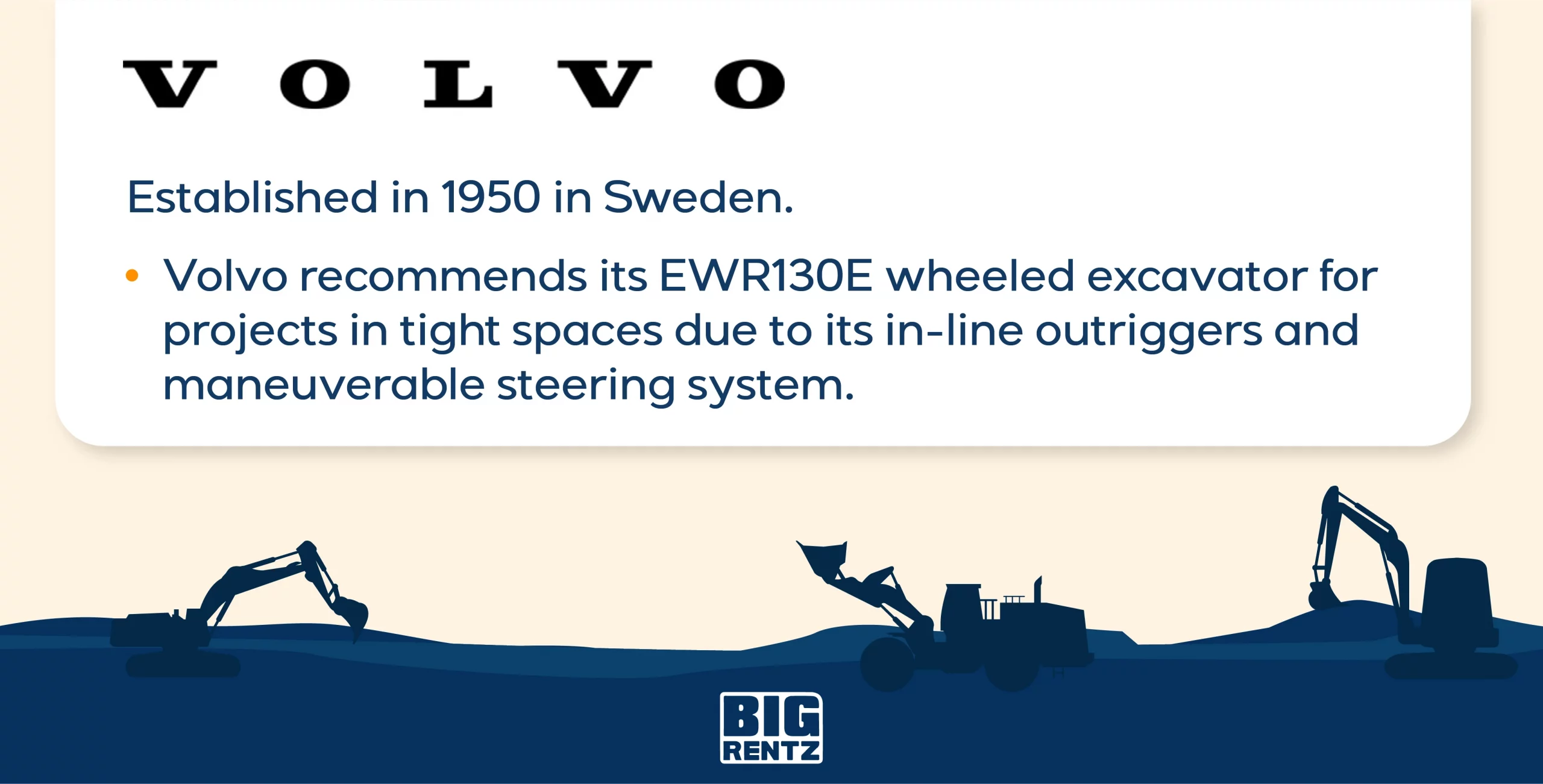 volvo excavator manufacturer