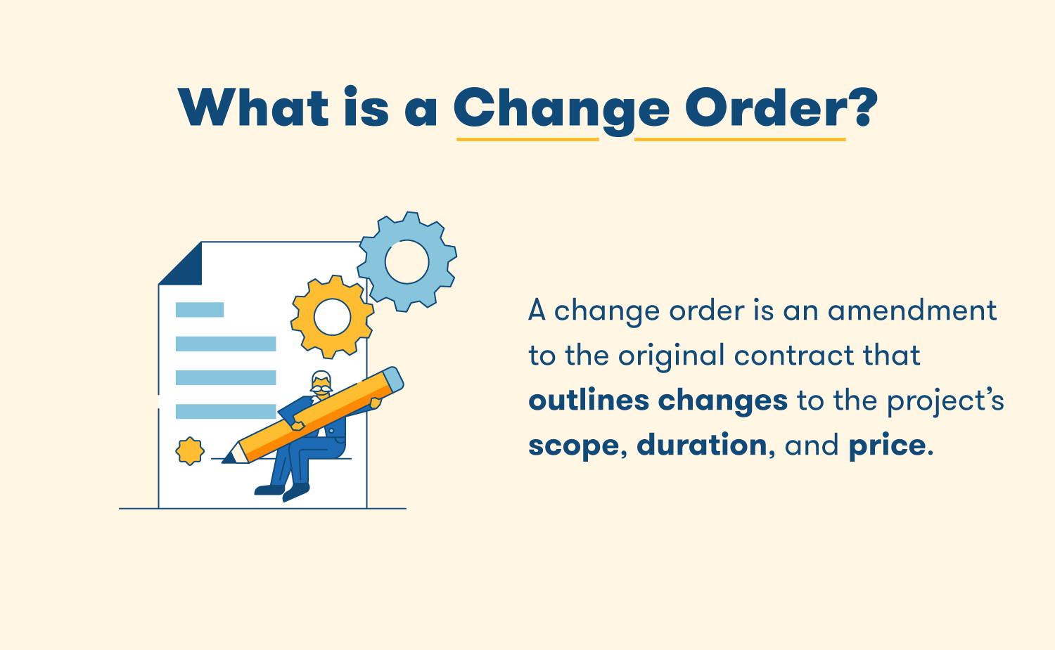 what is a change order